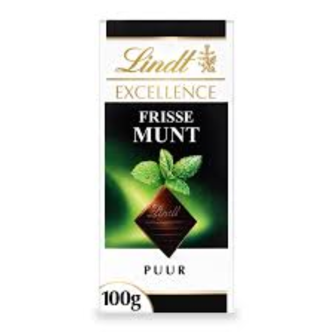 LINDT EXCELLENCE DARK MINT INTENSE 100G